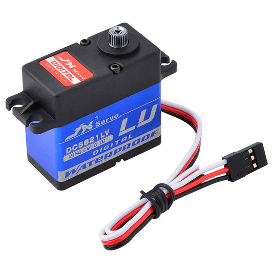 JX DC5821LV Servo 21KG Waterproof Full Metal Gear for 1/8 1/10 Scale RC Car Buggy Crawler for TRAXXAS RC4WD TRX-4 SCX10 D90