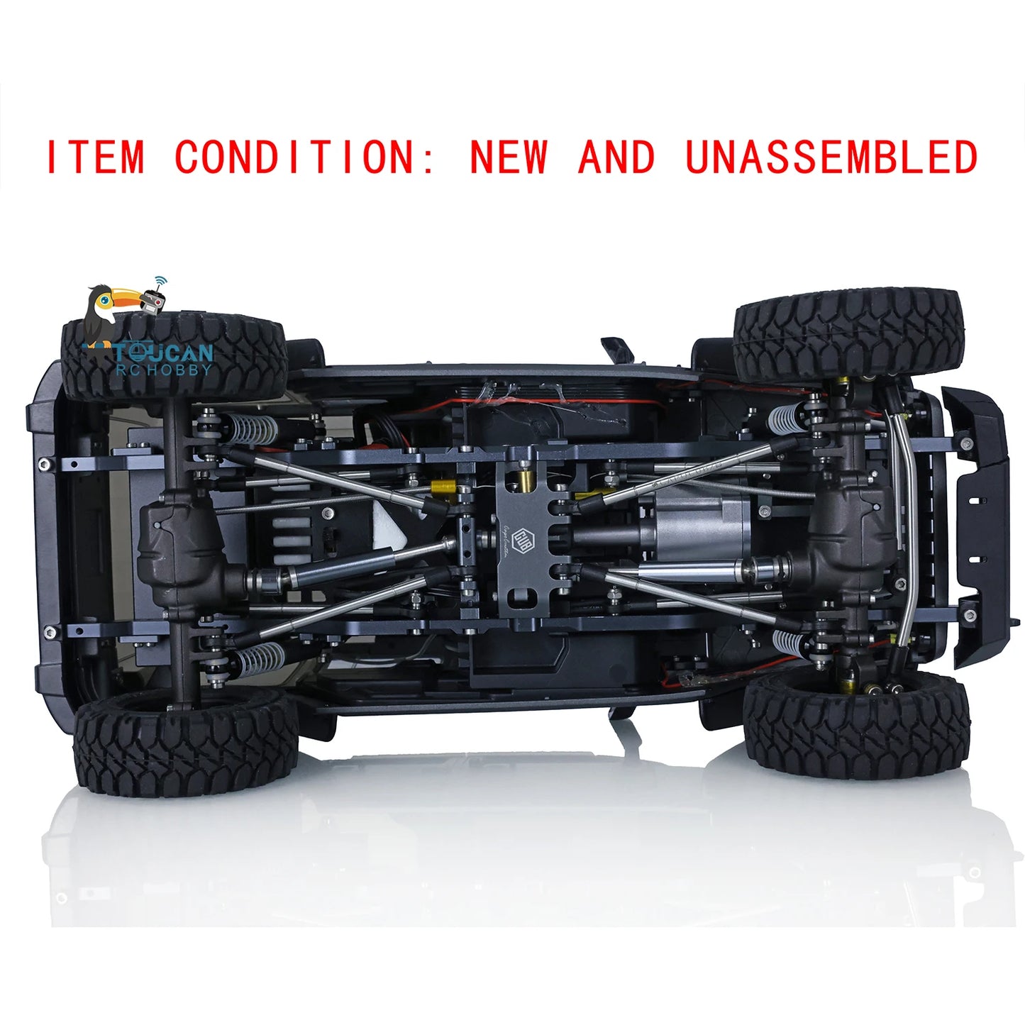 CAPO CUB2 JK KIT 1/18 Metal Chassis Crawler RC Car Model 2Speed Gearbox Differential TH19843