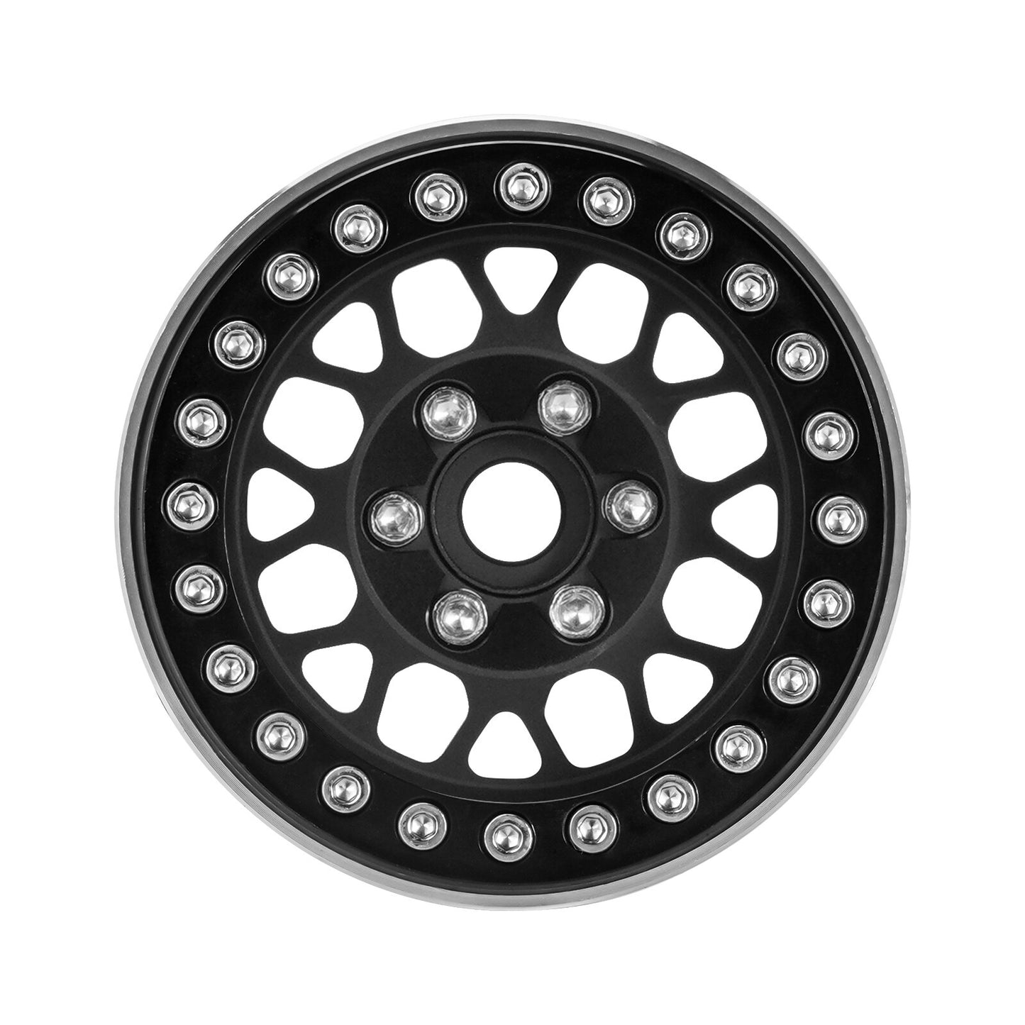 INJORA CNC Aluminum Deep Dish Negative Offset 10.4mm 1.9" Beadlock Wheel Rim