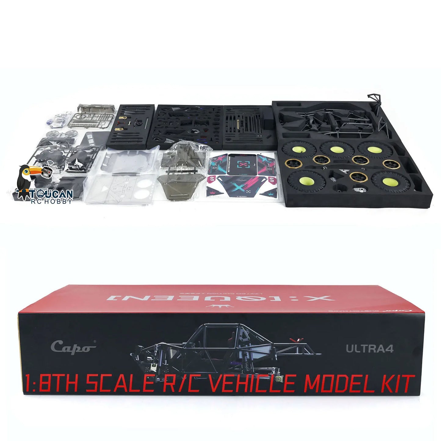 New Capo U4 CD1582X RC 1/8 Crawler Car RTR or