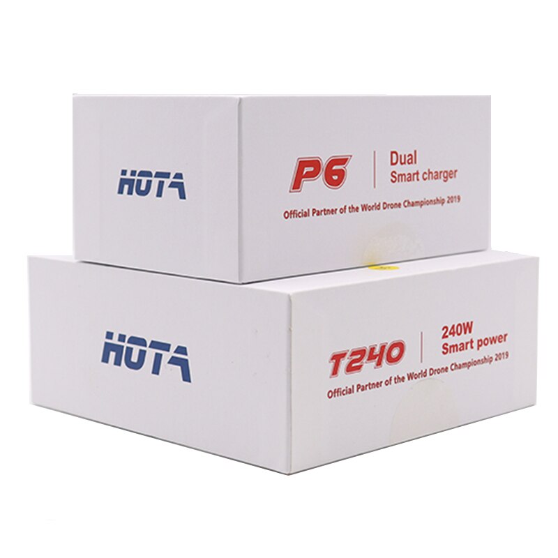 HOTA P6 DC600W 300W x2 15A x2 T240 AC240W Dual Channel Smart Balance Charger for Lipo LiIon NiMH Battery RC Drone Car Boat DIY