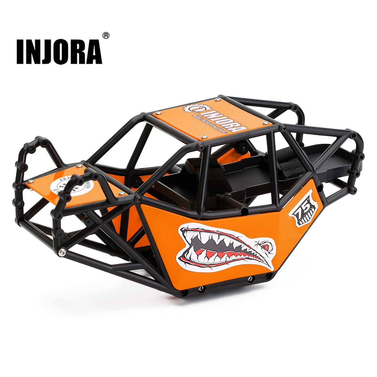 INJORA Nylon Rock Buggy Roll Cage Body Shell Chassis for 1 10 RC Crawl