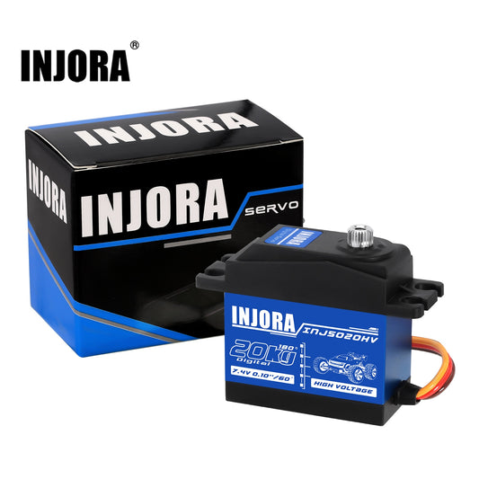 INJORA High Voltage 20KG 30KG Digital Servo for 1/10 RC Car ARRMA KRATON