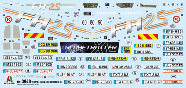 Italeri VOLVO FH16 GLOBETROTTER XL 3940
