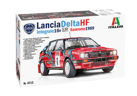 ITALERI Lancia Delta HF Integrale Sanremo 4712 (stock del fornitore - disponibile su ordinazione)