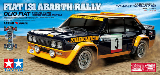Tamiya 131 Abarth Rally OF MF-01X 58723 (schaduwvoorraad)