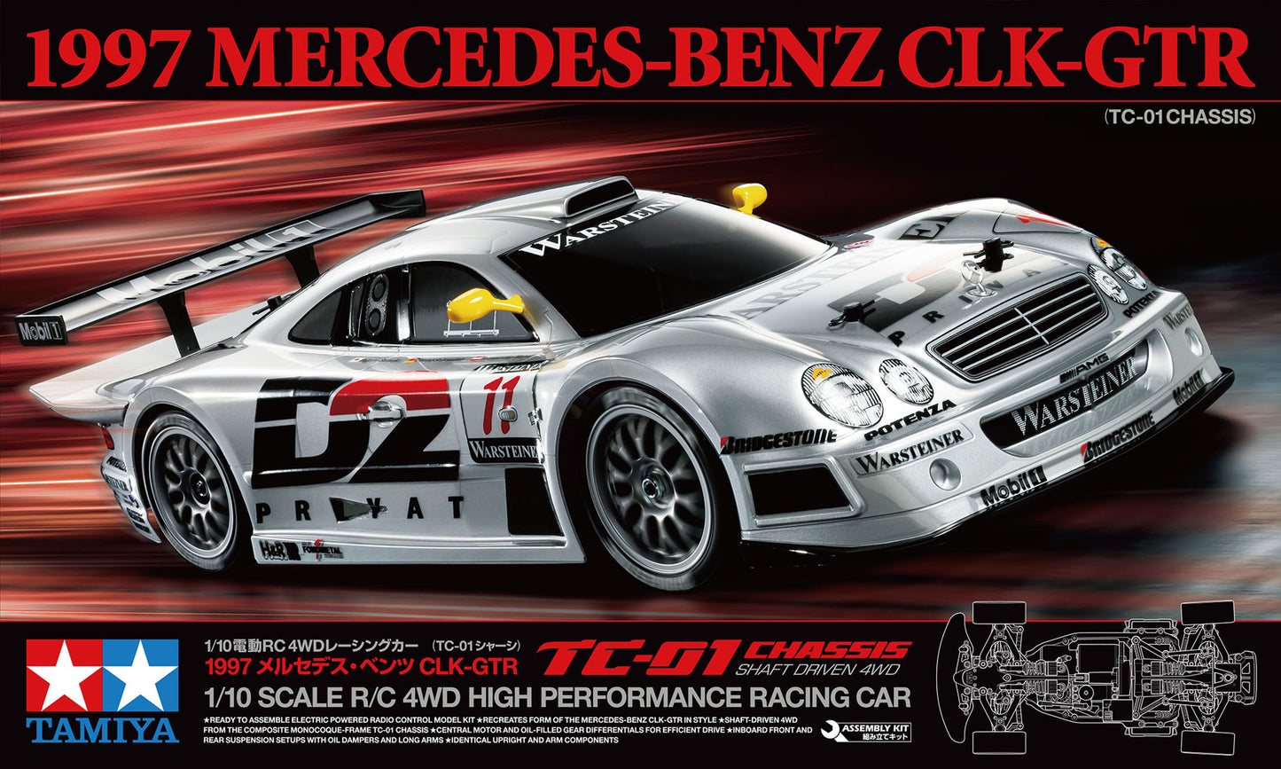 Tamiya 1997 CLK-GTR (TC-01) NO ESC  58731