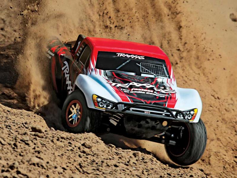 Traxxas Red Slash 4X4 VXL 1:10 4WD RTR camion elettrico senza spazzole per percorsi brevi TRX68086-4-RED (stock ombra)