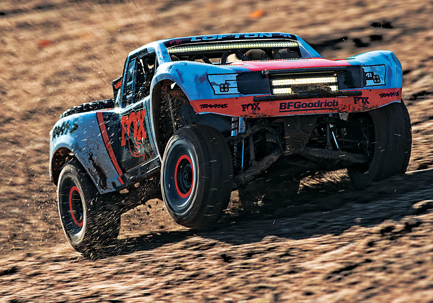 TRAXXAS FOX UDR Unlimited Desert Racer (con kit luci) TRX85086-4-FOX Truck (stock ombra)