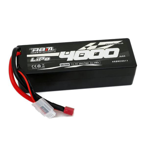 ABM 4000mAh 11.1V 70C Lipo battery with deans connector ABM20011