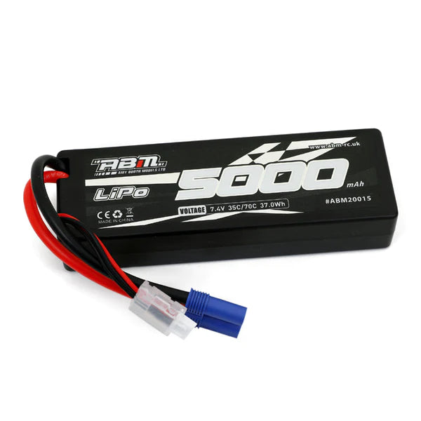 ABM 5000mAh 7.4V 70C Lipo Battery with EC5 connector ABM20015