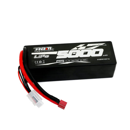 ABM 5000mAh 11.1V 70C Lipo battery with deans connector ABM20016