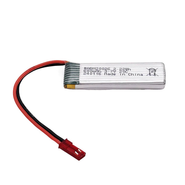 ABM 600mah 3.7V Lipo 20c JST Connector PCM ABM20026