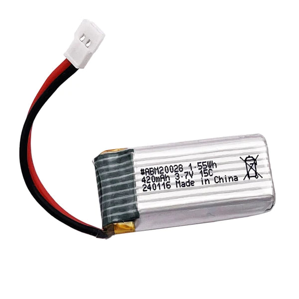 ABM 420mah 3.7V Lipo 15c Molex Connector PCM ABM20028