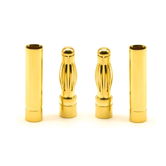ABM 4.0mm Gold Connectors (2 pair m+f) ABM30008