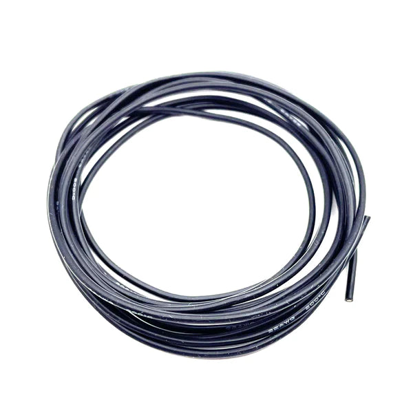 ABM 22awg SUPER FLEX BLACK SILICONE WIRE 2 metre ABM30020