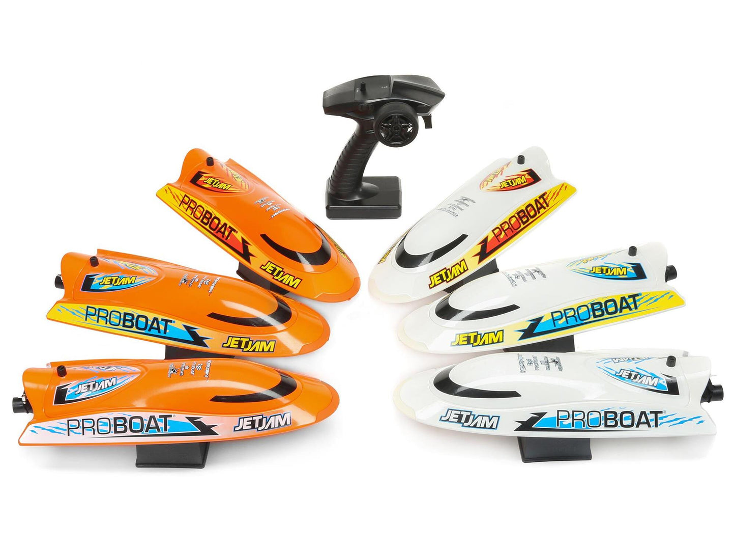 PROBOAT Jet Jam V2 12" Self-Righting Pool Racer Brushed RTR, Orange  B-PRB08031V2T1