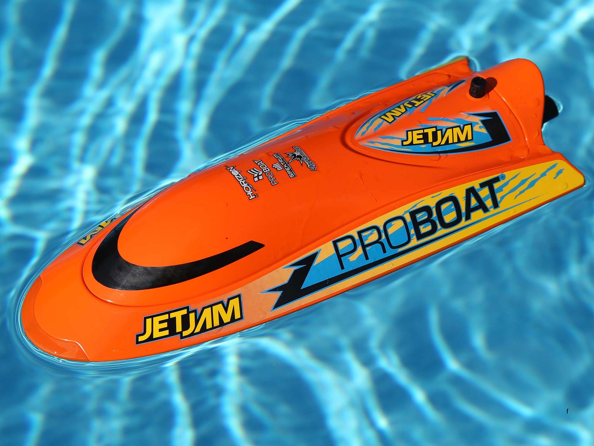 PROBOAT Jet Jam V2 12 Self Righting Pool Racer Brushed RTR Orange B RD Models