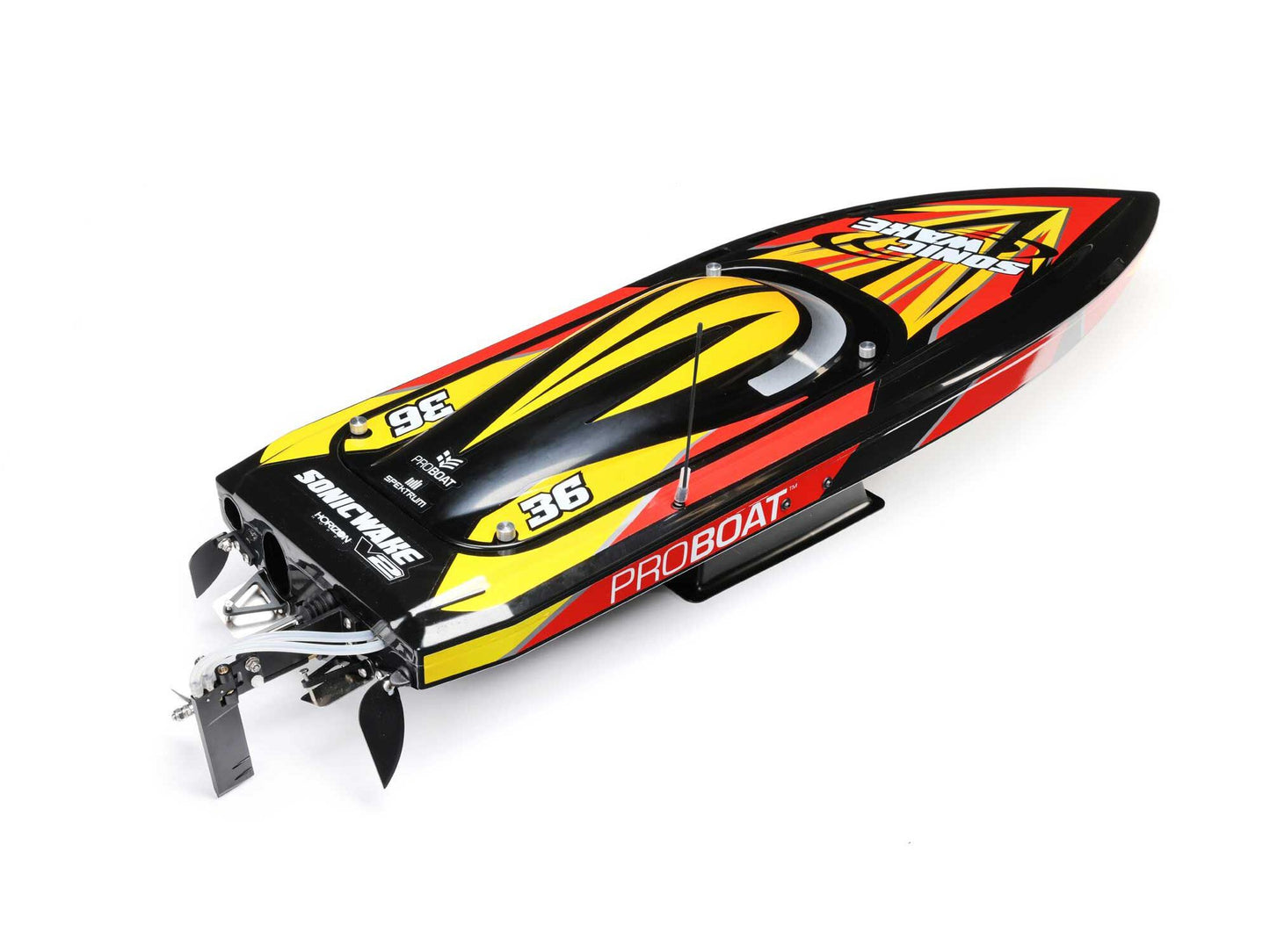 PROBOAT Sonicwake 36" Self-Righting Brushless Deep-V RTR, Black  B-PRB08032V2T1