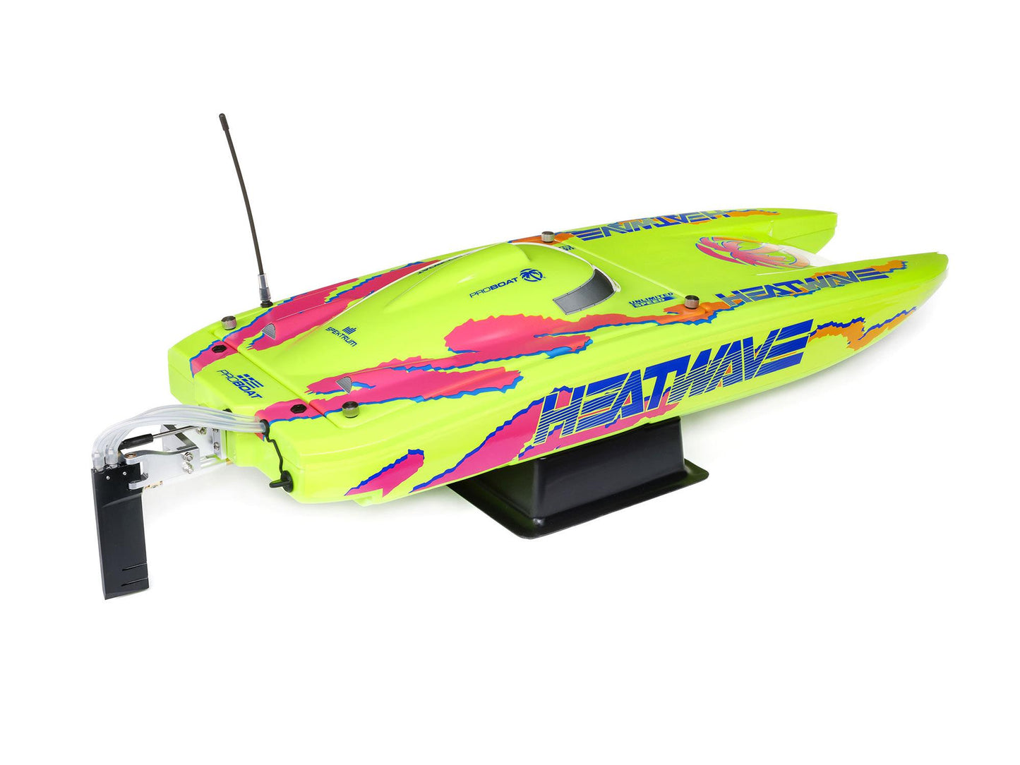 PROBOAT Blackjack 24" V2 Catamaran Brushless: RTR, Heat Wave Visual  B-PRB08049T1