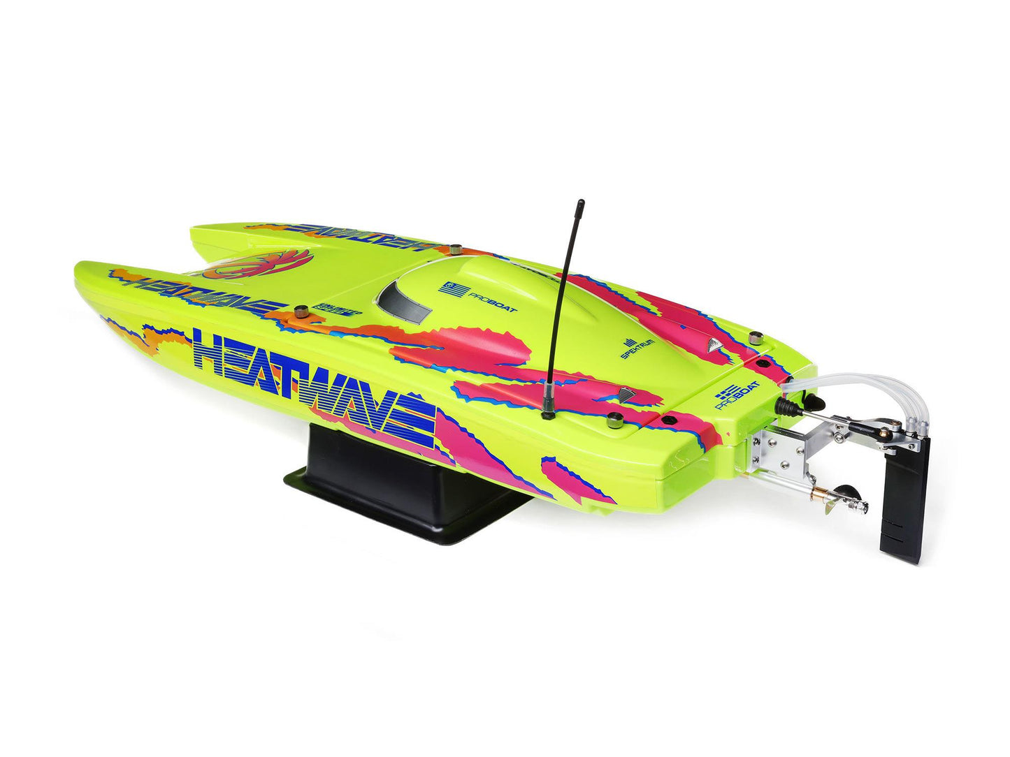 PROBOAT Blackjack 24" V2 Catamaran Brushless: RTR, Heat Wave Visual  B-PRB08049T1