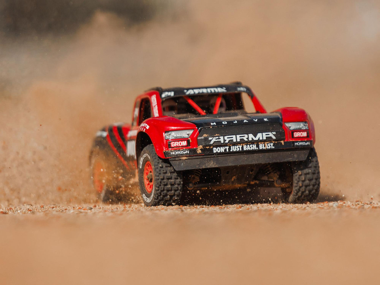 ARRMA 1/18 Mojave GROM 4wd Desert Truck RTR Mega w/Lipo USB Chg RB ARA2104T1