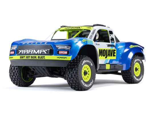 ARRMA 1/18 Mojave GROM 4wd Desert Truck RTR Mega w/Lipo USB Chg BW ARA2104T2