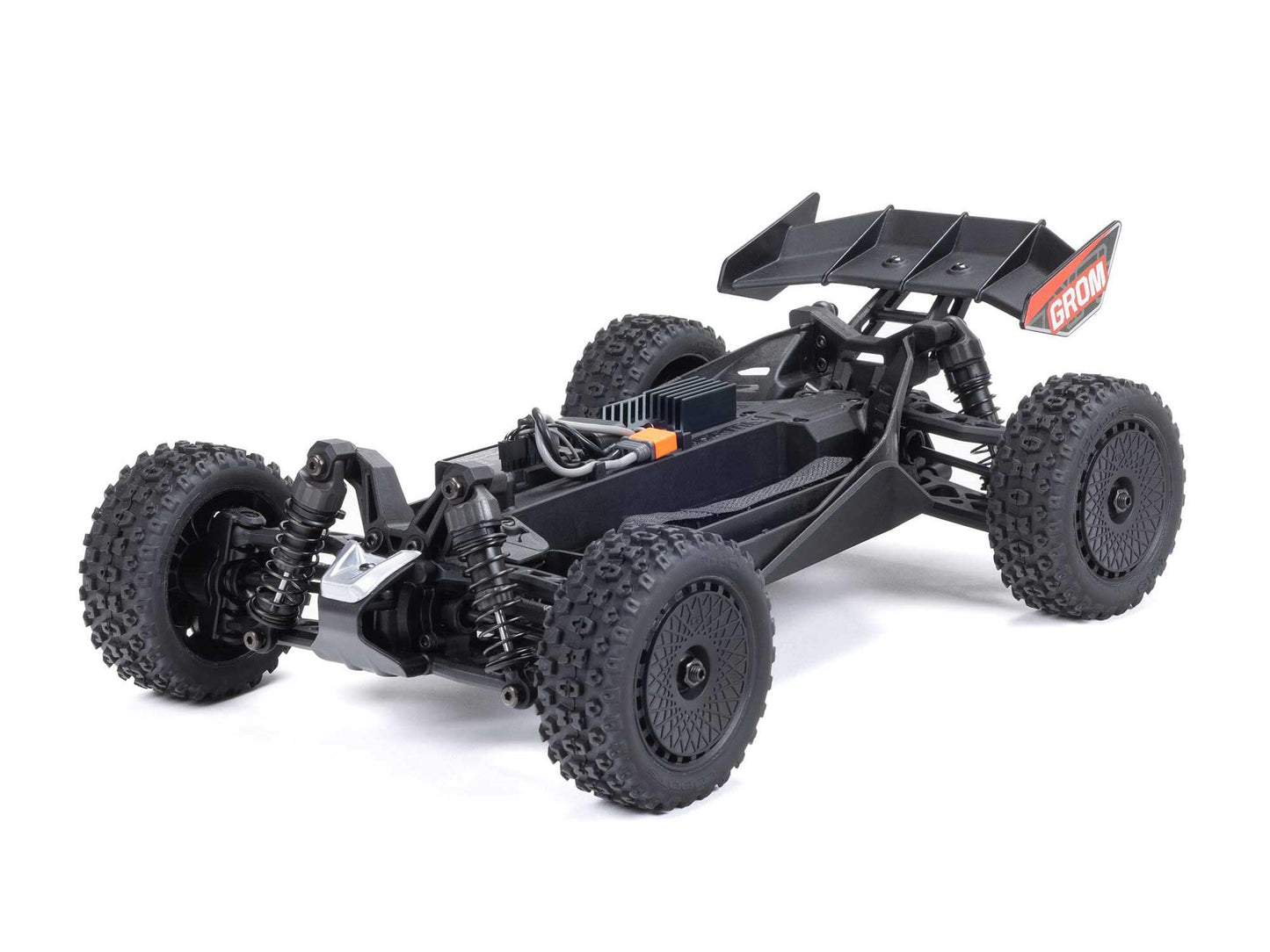 ARRMA 1/18 Typhon GROM 4wd Smart RTR w/Lipo Batt/USB Chg   Blue/Silv  ARA2106T1