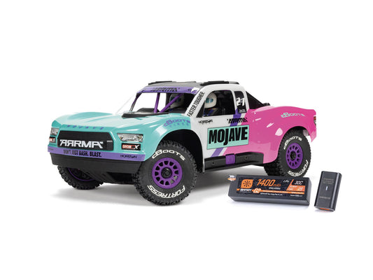 ARRMA 1/18 MOJAVE GROM 223S BLX 4X4 DT with Batt/Charger Teal   ARA2304ST1