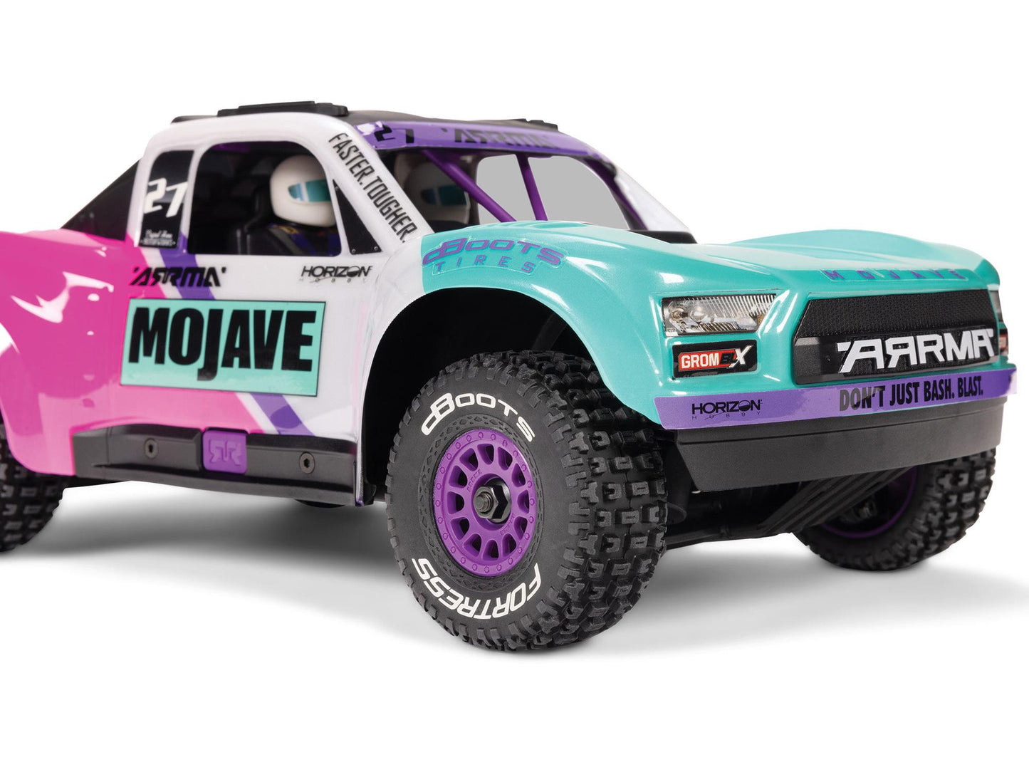 ARRMA 1/18 MOJAVE GROM 223S BLX 4X4 DT with Batt/Charger Teal   ARA2304ST1