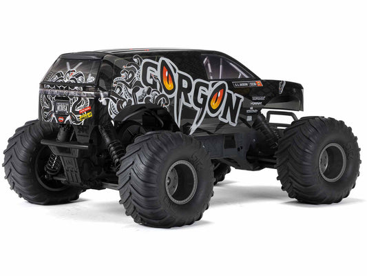 ARRMA Gorgon 2wd MT 1/10 Ready-To-Assemble Kit w/8.4v/Chg Gunmetal  ARA3230SKT1