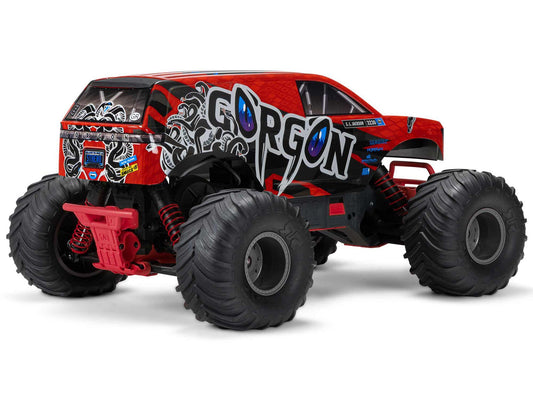 ARRMA Gorgon 2wd MT 1/10 RTR Smart met 8,4 V batterij/USB-oplader Rood ARA3230ST2