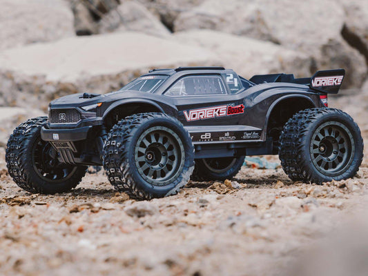 ARRMA Vorteks Boost 4X2 550 Mega 1/10 2WD ST Gunmetal ARA4105V4T2 (leveranciersvoorraad - beschikbaar op bestelling)