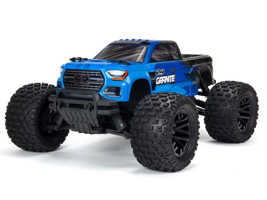 ARRMA Granite 4X4 MEGA 550 SLT3 Monster Truck RTR Blauw ARA4202V3BIT1 (schaduwvoorraad)