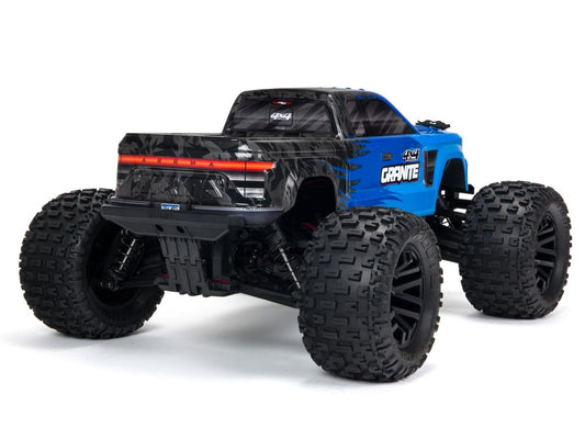 ARRMA Granite 4X4 MEGA 550 SLT3 Monster Truck RTR Blauw ARA4202V3BIT1 (schaduwvoorraad)