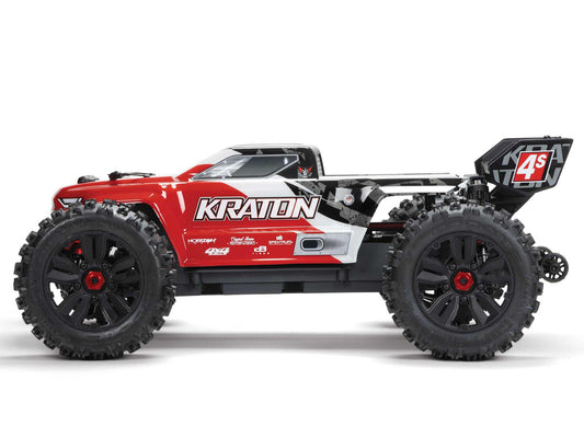 ARRMA 1/10 Kraton 4x4 4S BLX Centre Diff Speed MT (Red)  ARA4408V2T3