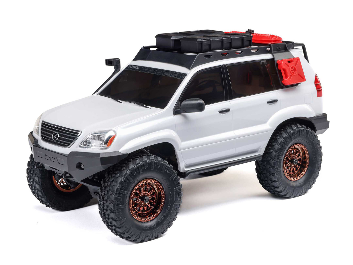 AXIAL 1/24 SCX24 Lexus GX 470 4WD Rock Crawler RTR White   AXI-1532T1