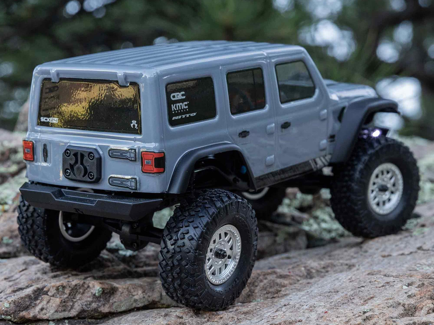 AXIAL SCX24 Jeep Wrangler JLU RTR, Grey  AXI00002V3T3