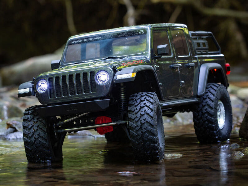 AXIAL 1/10 SCX10III Jeep JT Gladiator with Portals RTR, Grey AXI03006BT1 / RED AXI03006BT2  shadow stock