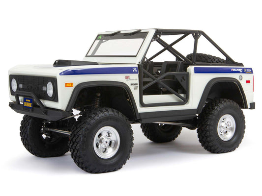 AXIAL 1/10 SCX10III Early Ford Bronco 4WD RTR, Teal AXI03014BT1 Bianco AXI03014BT2 (stock ombra)