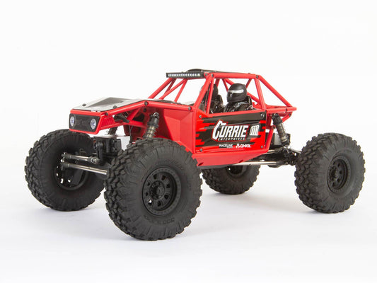 AXIAL 1/10 Capra 1.9 4WS Unlimited Trail Buggy RTR, Zwart AXI03022BT2 Rood AXI03022BT1 shadow stock