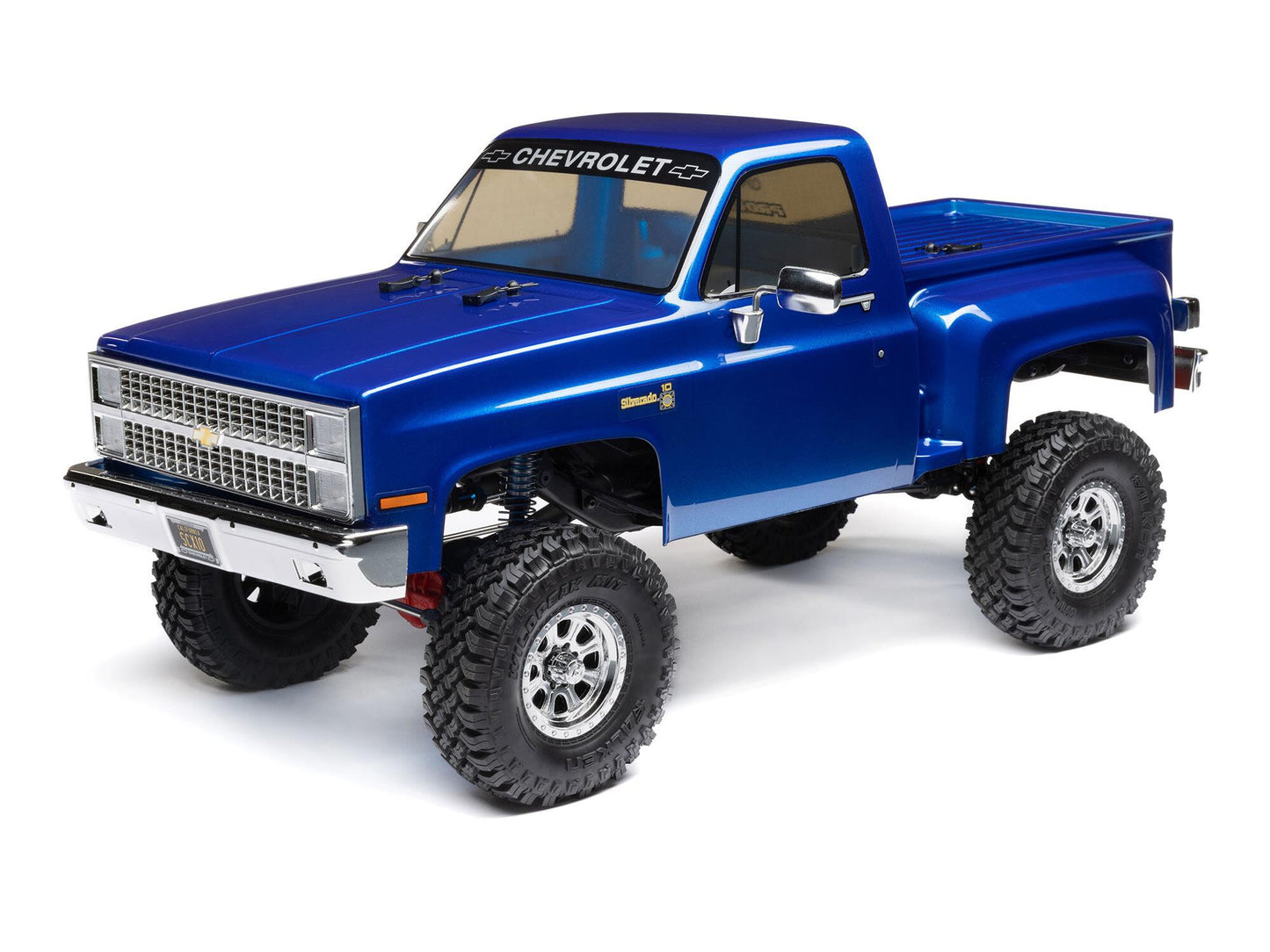 AXIAL 1/10 SCX10 III Base Camp 1982 Chevy K10 4X4 RTR, Blue  AXI03030T1 /  BLACK AXI03030T2 shadow stock