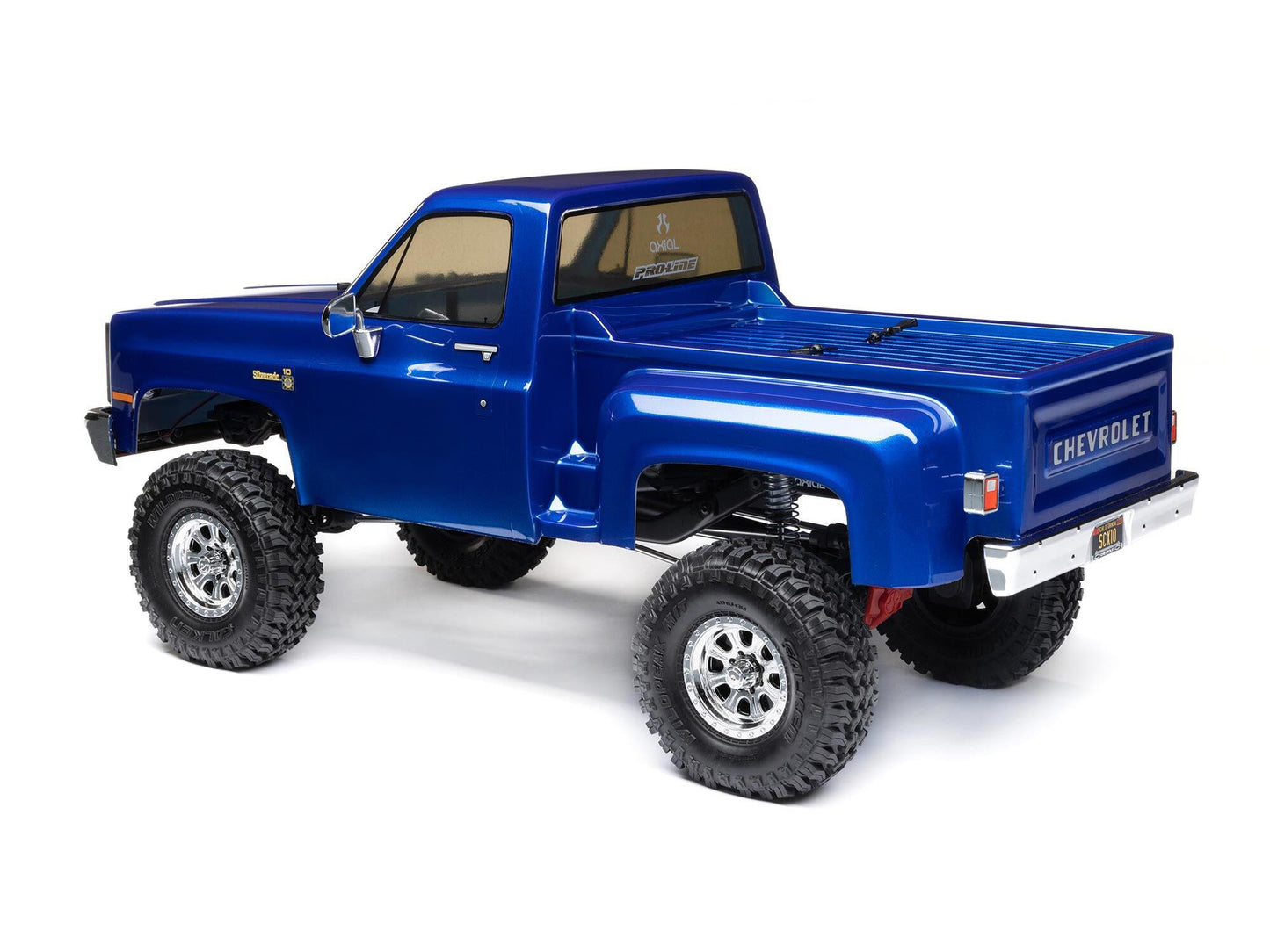 AXIAL 1/10 SCX10 III Base Camp 1982 Chevy K10 4X4 RTR, Blu AXI03030T1 / NERO AXI03030T2 stock ombra