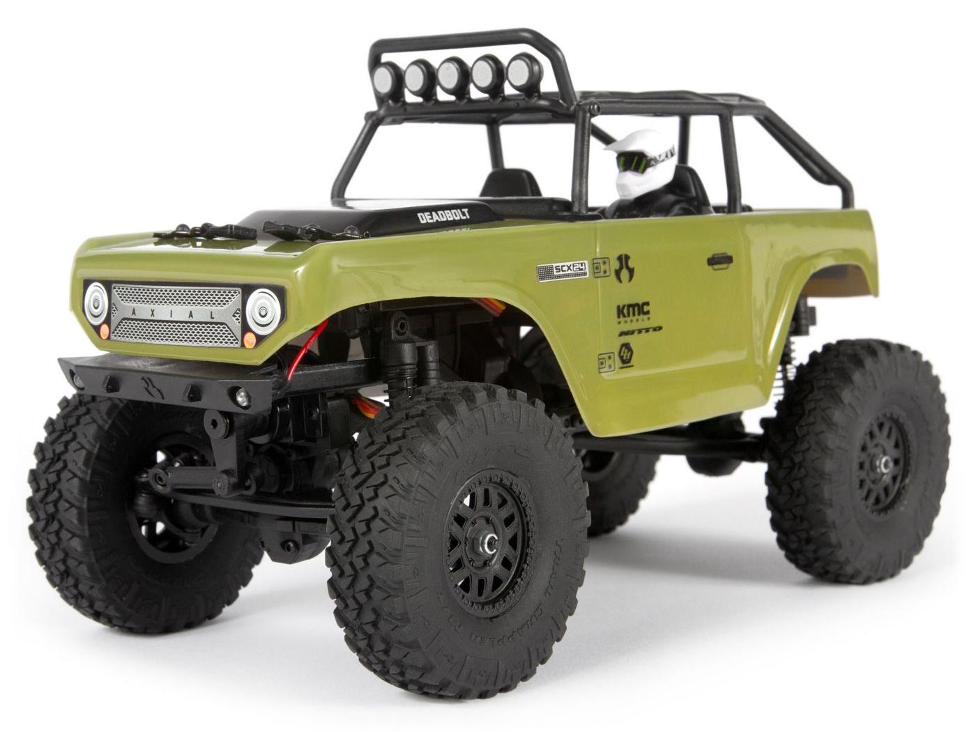 AXIAL SCX24 Deadbolt 1/24th Scale Elec 4WD - RTR, Green AXI90081T2 (supplier stock - available to order)