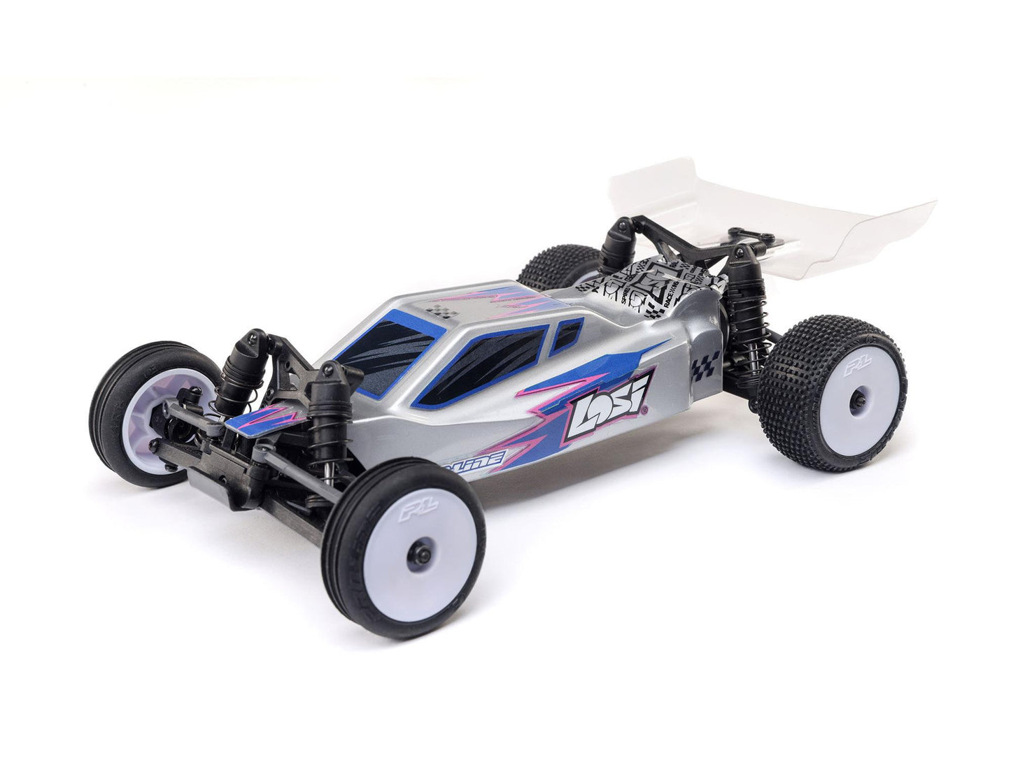 LOSI 1/24 Micro-B 2WD Buggy RTR SILVER  LOS00007T2