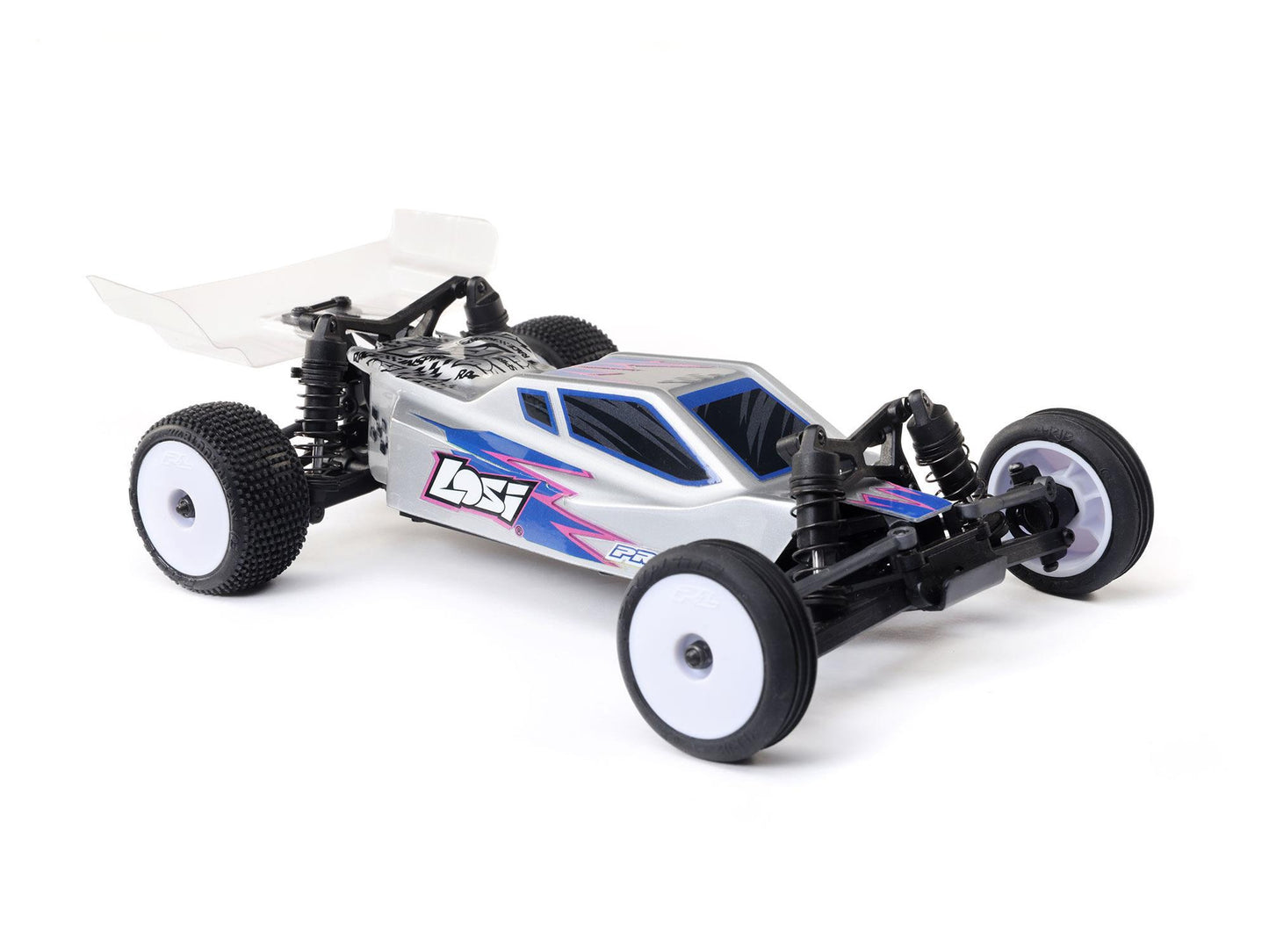 LOSI 1/24 Micro-B 2WD Buggy RTR SILVER  LOS00007T2