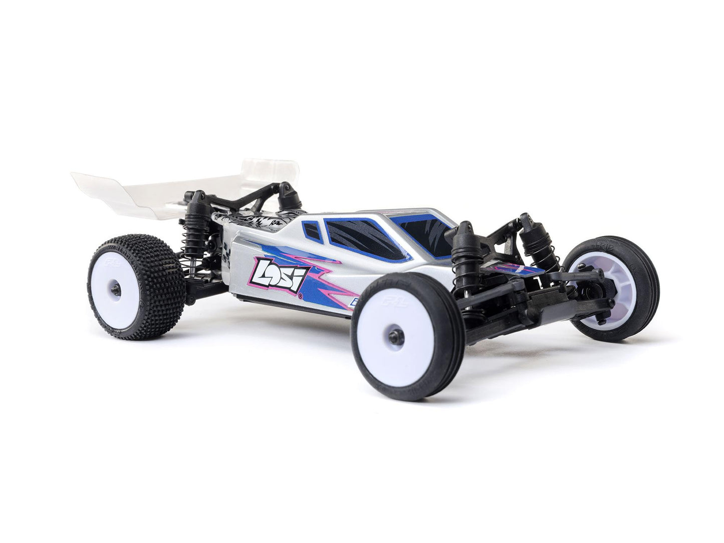 LOSI 1/24 Micro-B 2WD Buggy RTR SILVER  LOS00007T2