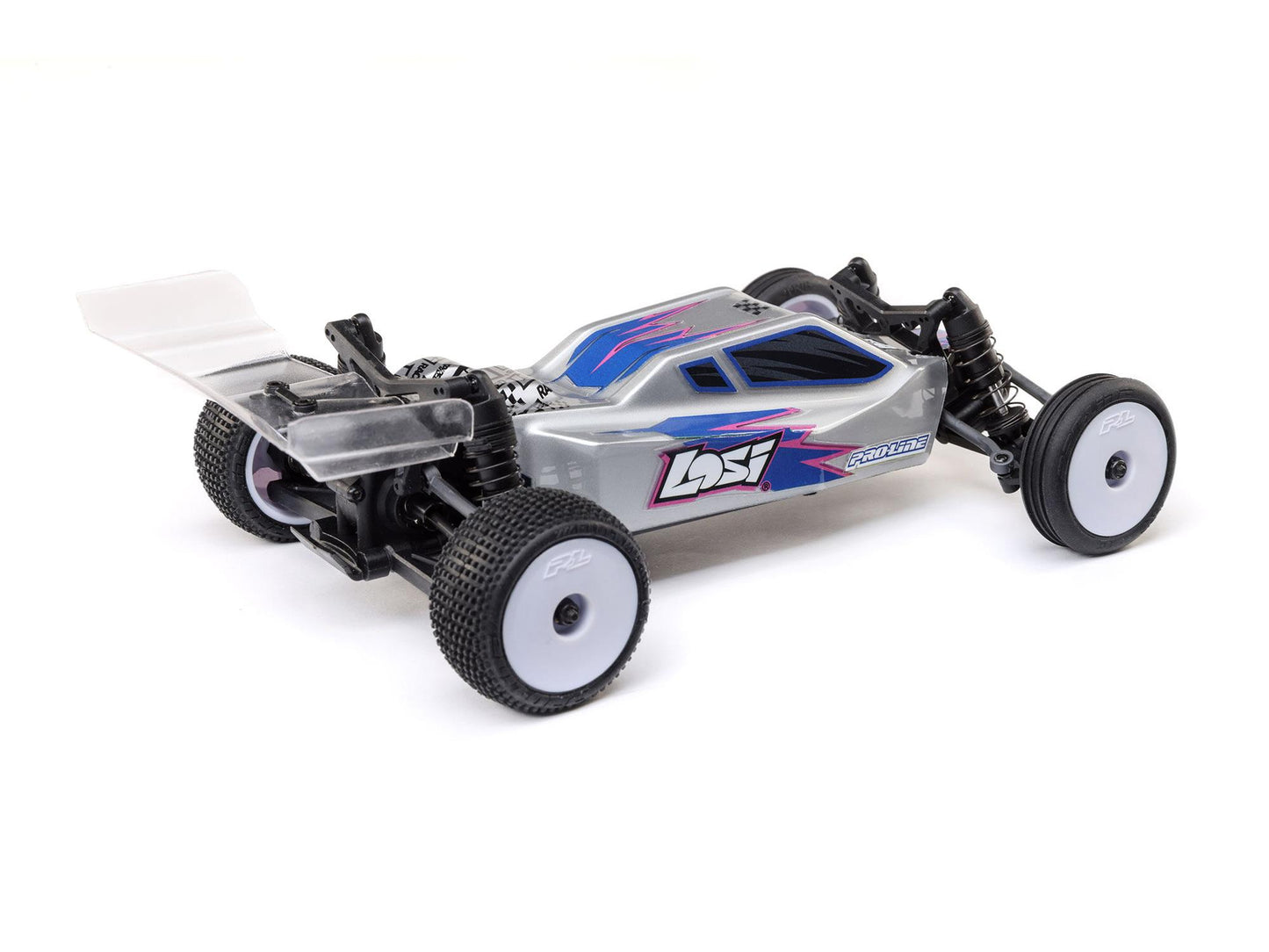 LOSI 1/24 Micro-B 2WD Buggy RTR SILVER  LOS00007T2