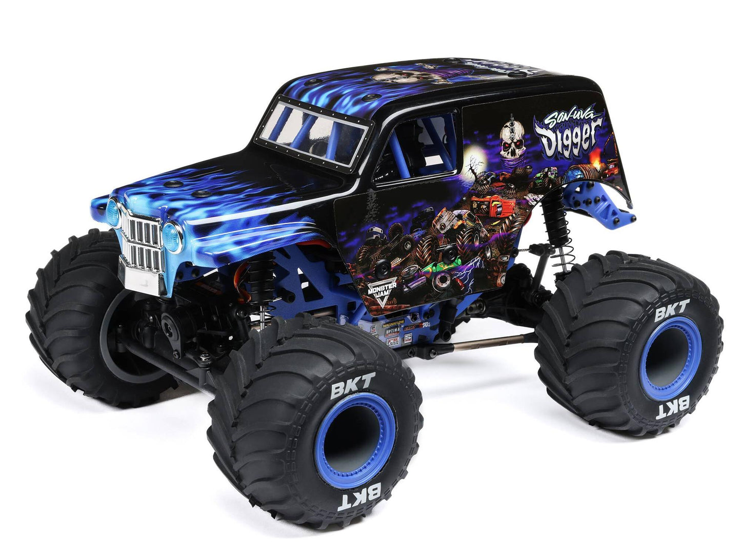 Losi 1/18 Mini LMT 4X4 Brushed Monster Truck RTR - Son-Uva Digger  LOS01026T2