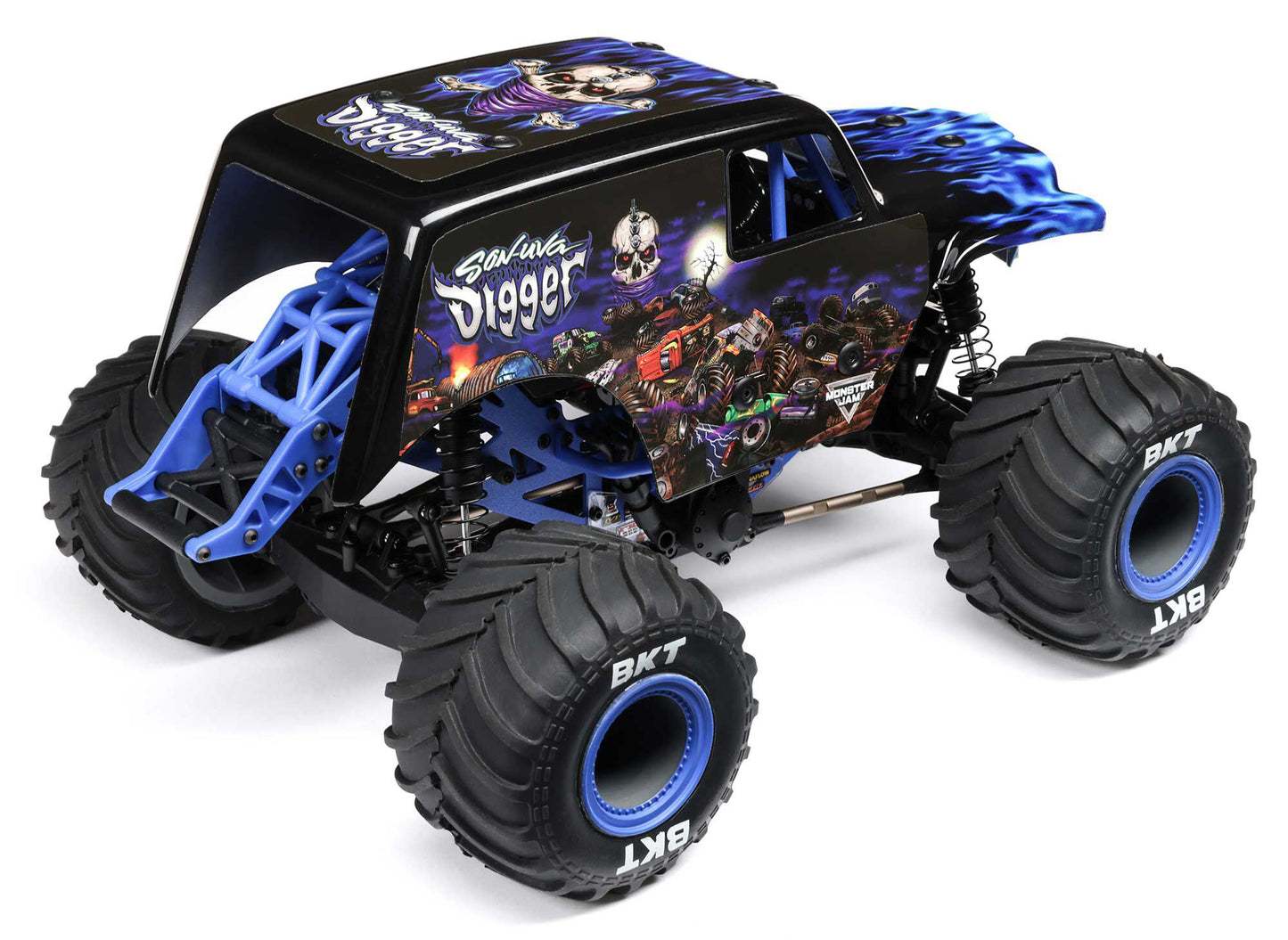 Losi 1/18 Mini LMT 4X4 Brushed Monster Truck RTR - Son-Uva Digger  LOS01026T2